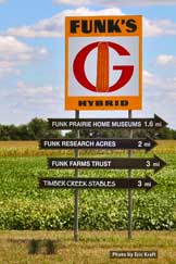 Funk G Sign onto Frontage Rd